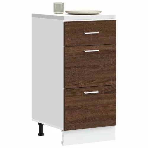  “Lyon” alsó szekrény barna tölgy 40x46x81,5 cm Gépesített fa