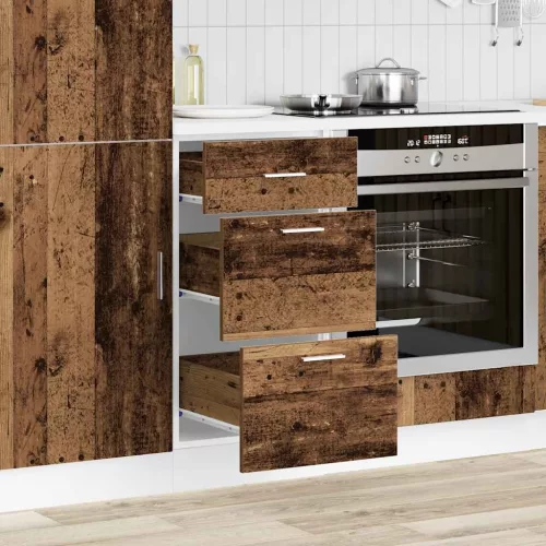  “Lyon” Alsószekrény Régi fa 40x46x81,5 cm Gépelt fa