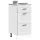  Porto fehér szerelt fa konyhai alapszekrény