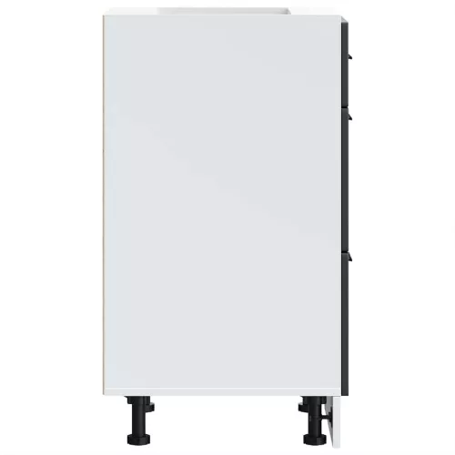  Porto fekete szerelt fa konyhai alapszekrény