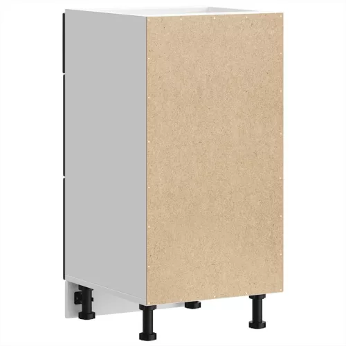  Porto fekete szerelt fa konyhai alapszekrény