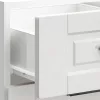  Porto magasfényű fehér szerelt fa konyhai alapszekrény