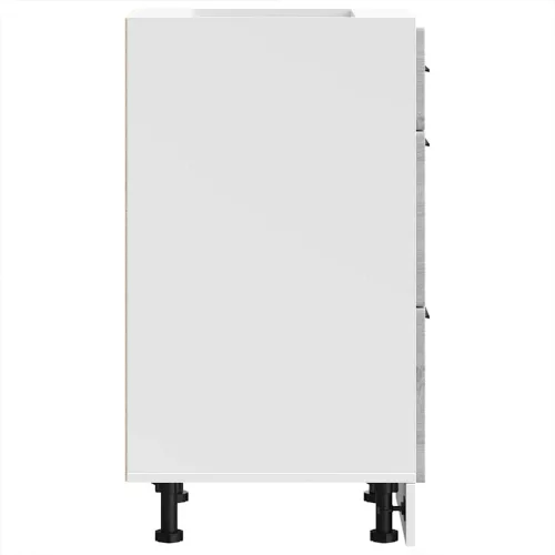  Porto szürke sonoma színű szerelt fa konyhai alapszekrény