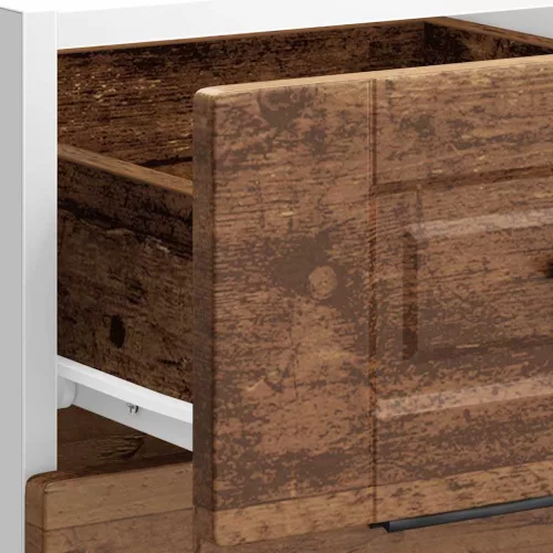  Porto antik fa színű szerelt fa konyhai alapszekrény