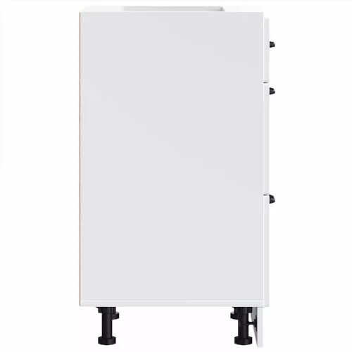  Konyhai alsó szekrény Lucca fehér szerelt fa