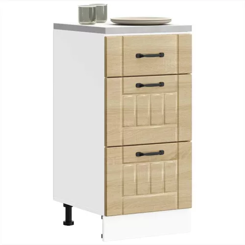  Konyhai alsó szekrény Lucca sonoma tölgy szerelt fa