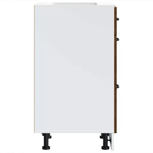  Konyhai alsó szekrény Lucca barna tölgy szerelt fa