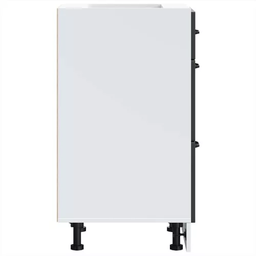  Konyhai alapszekrény Kalmar fekete színű műfa