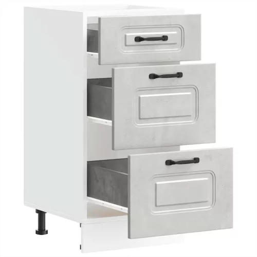  Konyhai alapszekrény Kalmar beton szürke műfa