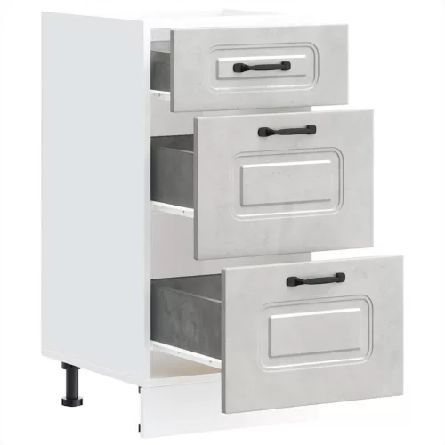  Konyhai alapszekrény Kalmar beton szürke műfa