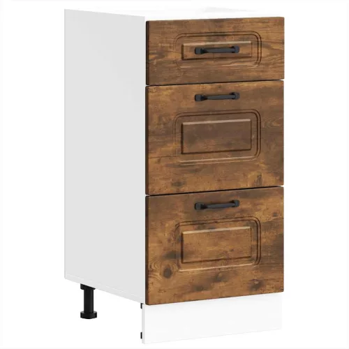  Konyhai alapszekrény Kalmar füstölt tölgy műfa