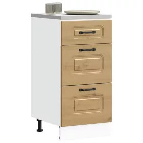  Konyhai alapszekrény Kalmar kézműves tölgy műszaki fa