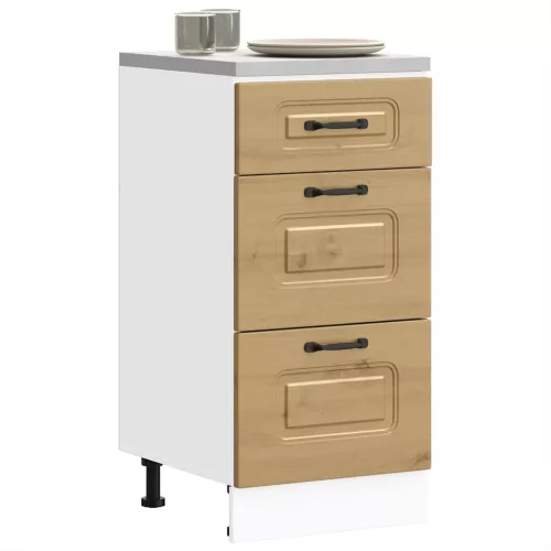  Konyhai alapszekrény Kalmar kézműves tölgy műszaki fa