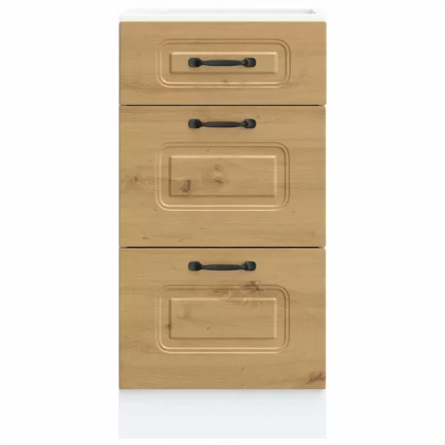  Konyhai alapszekrény Kalmar kézműves tölgy műszaki fa