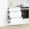  “Lyon” konyhai alapszekrény fehér színezett fa