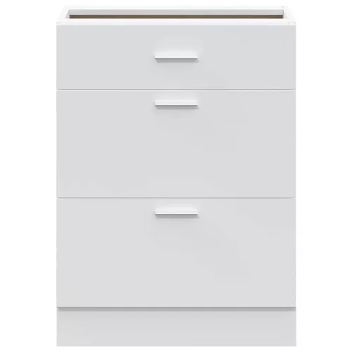  “Lyon” konyhai alapszekrény fehér színezett fa