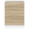  “Lyon” konyhai alapszekrény Sonoma Oak Engineered Wood