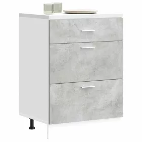    “Lyon” konyhai alapszekrény beton szürke színű fűrészáru