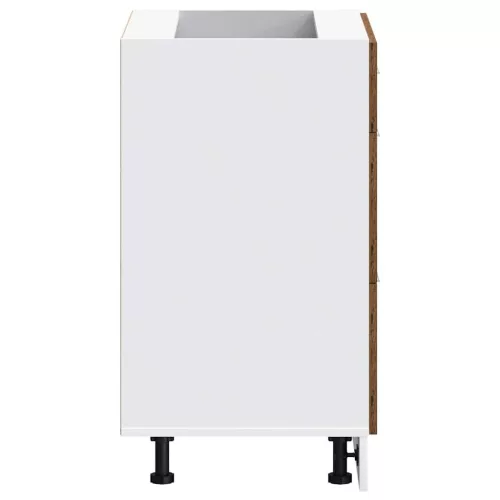  “Lyon” konyhai alapszekrény régi fa műfa