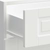  Porto fehér szerelt fa konyhai alapszekrény