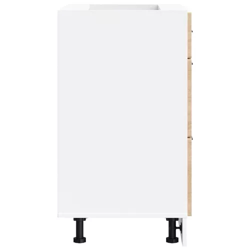  Porto sonoma tölgy színű szerelt fa konyhai alapszekrény