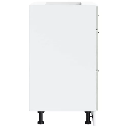  Porto betonszürke szerelt fa konyhai alapszekrény