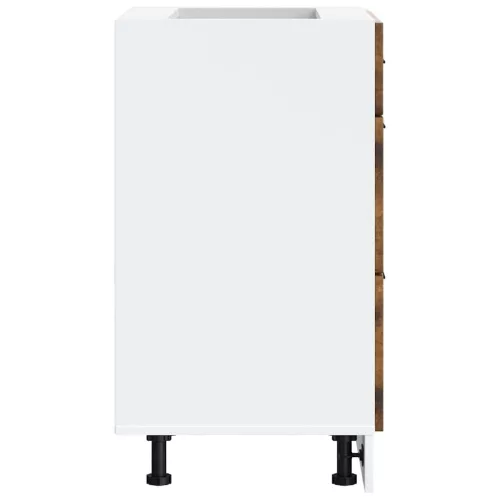  Porto füstös tölgy színű szerelt fa konyhai alapszekrény