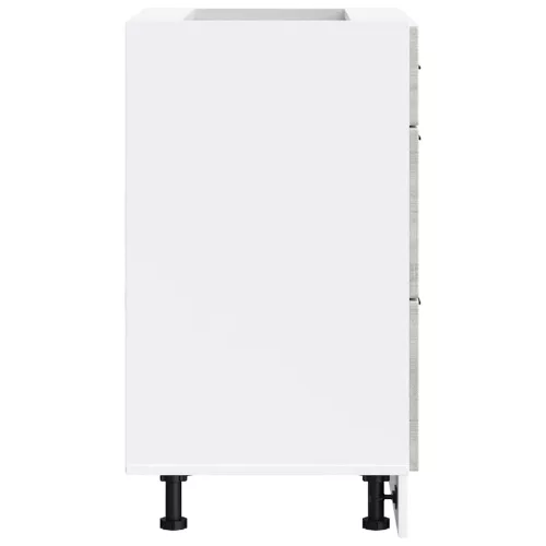  Porto szürke sonoma színű szerelt fa konyhai alapszekrény