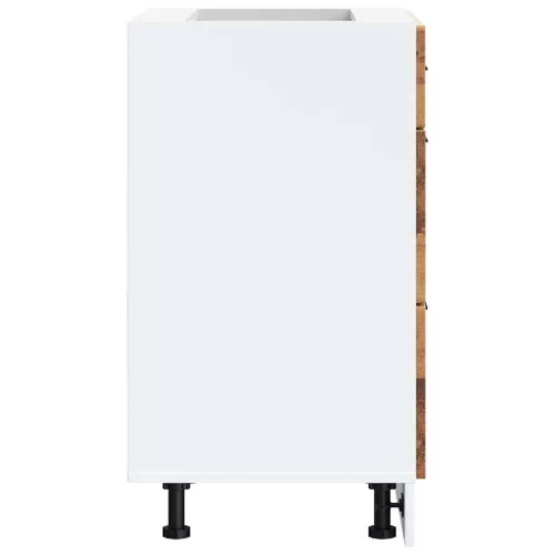  Porto antik fa színű szerelt fa konyhai alapszekrény