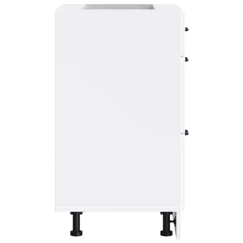  Konyhai alsó szekrény Lucca fehér szerelt fa