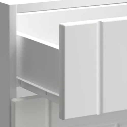  Konyhai alsó szekrény Lucca fehér szerelt fa