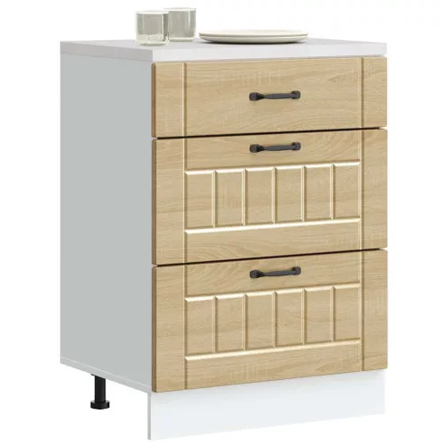  Konyhai alsó szekrény Lucca sonoma tölgy szerelt fa