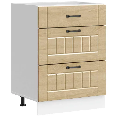  Konyhai alsó szekrény Lucca sonoma tölgy szerelt fa