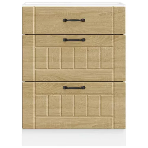  Konyhai alsó szekrény Lucca sonoma tölgy szerelt fa