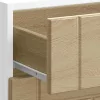  Konyhai alsó szekrény Lucca sonoma tölgy szerelt fa