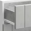  Konyhai alsó szekrény Lucca betonszürke szerelt fa