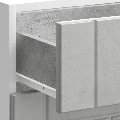  Konyhai alsó szekrény Lucca betonszürke szerelt fa