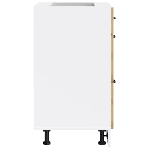  Konyhai alsó szekrény Lucca kézműves tölgy szerelt fa