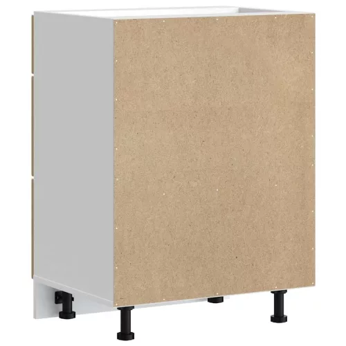  Konyhai alsó szekrény Lucca kézműves tölgy szerelt fa