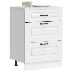  Konyhai alsó szekrény Kalmar fehér műfa