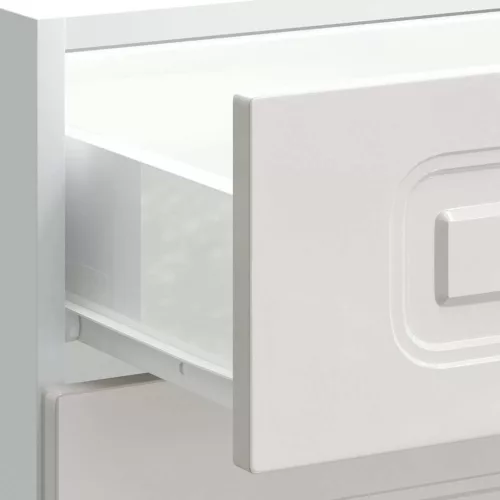  Konyhai alapszekrény Kalmar magasfényű fehér színű műfa