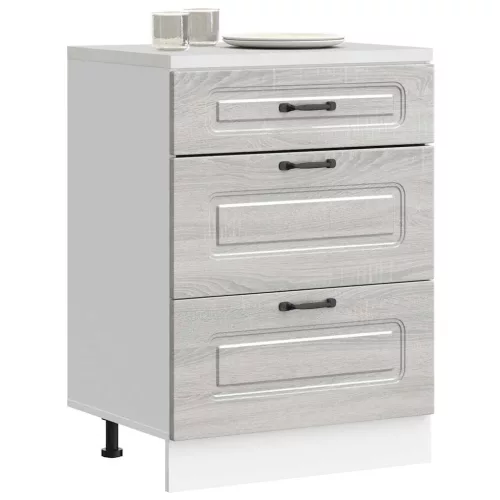  konyhai alapszekrény Kalmar szürke sonoma szekrény