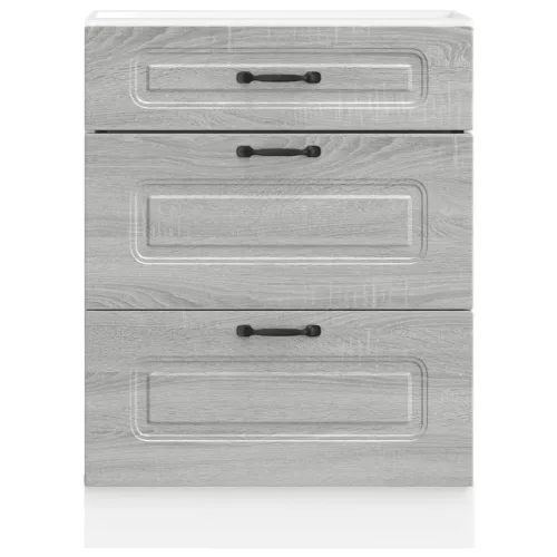  konyhai alapszekrény Kalmar szürke sonoma szekrény