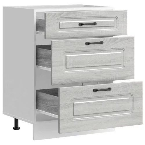  konyhai alapszekrény Kalmar szürke sonoma szekrény