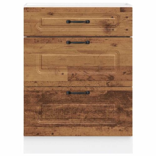  konyhai alapszekrény Kalmar régi fából készült fűrészáru