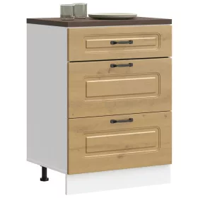  Konyhai alapszekrény Kalmar kézműves tölgy műszaki fa