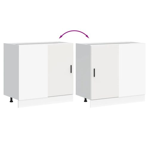  “Lyon” alsó konyhaszekrény fehér színű fából készült szekrény