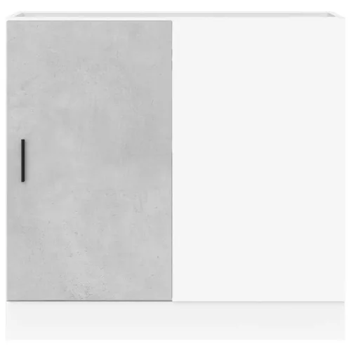  “Lyon” alsó konyhaszekrény beton szürke színű műfa