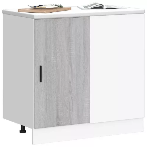  “Lyon” alsó konyhaszekrény szürke Sonoma szekrény