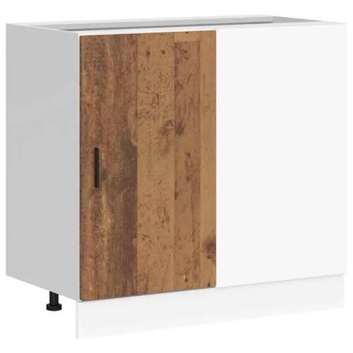  “Lyon” alsó konyhaszekrény régi fa műfa